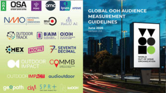 OOH audience measurement enters new era with WOO Guidelines 2.0