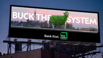 Kiwibank introduces Buck, the green sheep asking Kiwis to stop following the flock
