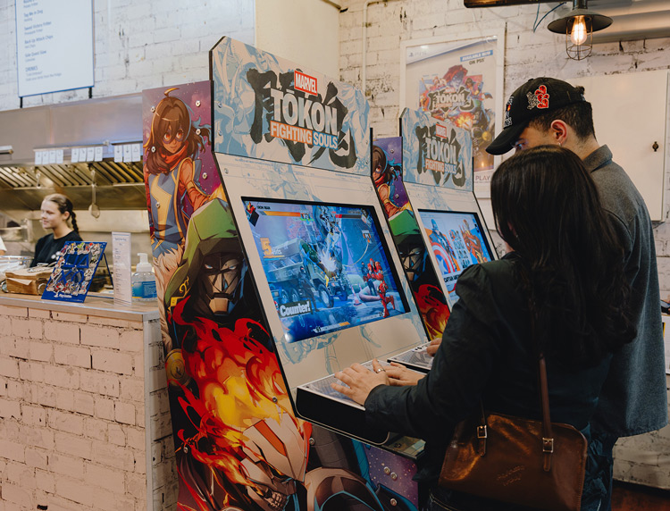 PlayStation serves up fighting games at a Grey Lynn chippy