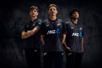 <b>A tribute with meaning</b>: BLACKCAPS shirt celebrates Māori and Indian design